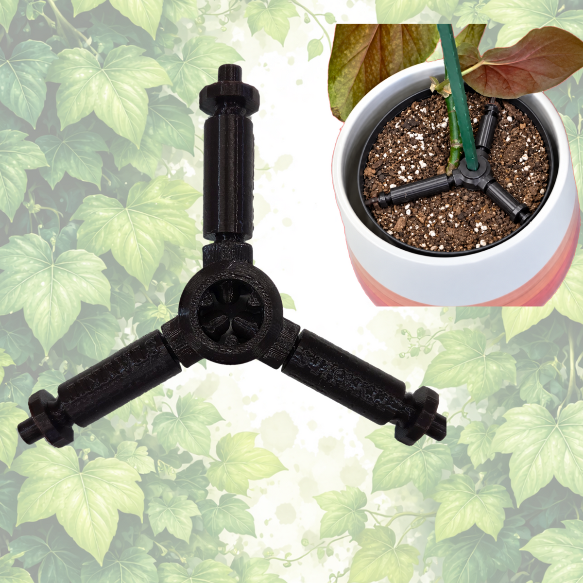 STAYKIT Mini plant stake support- adjusts from 5" to 9" (1 Pack)