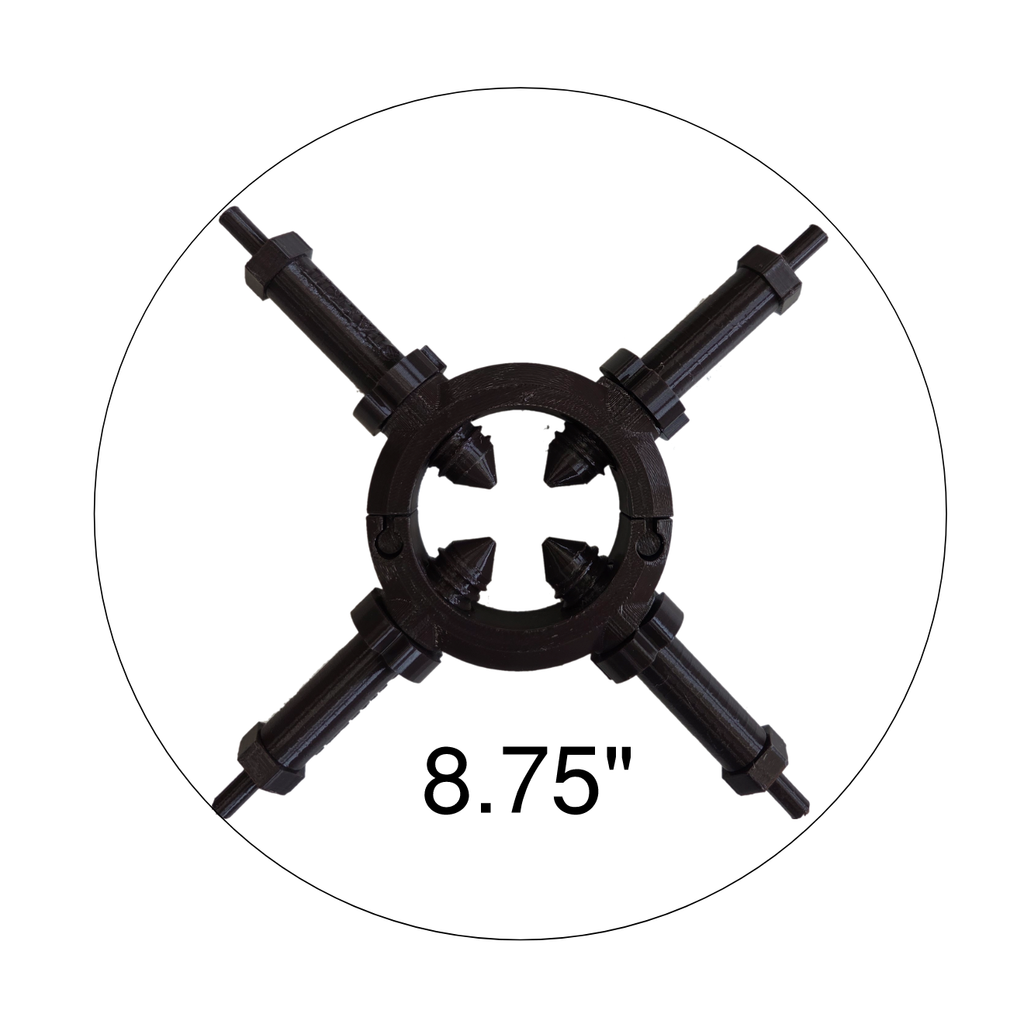 STAYKIT Standard MAX plant stake support- adjusts from 8" to 16" Fits 3/4" to 2" stake and moss poles