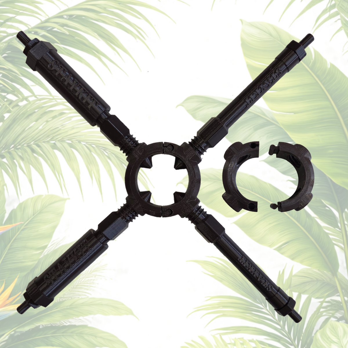 STAYKIT XL-MAX plant stake and moss pole support adjusts from 16" to 26" (1 pack)