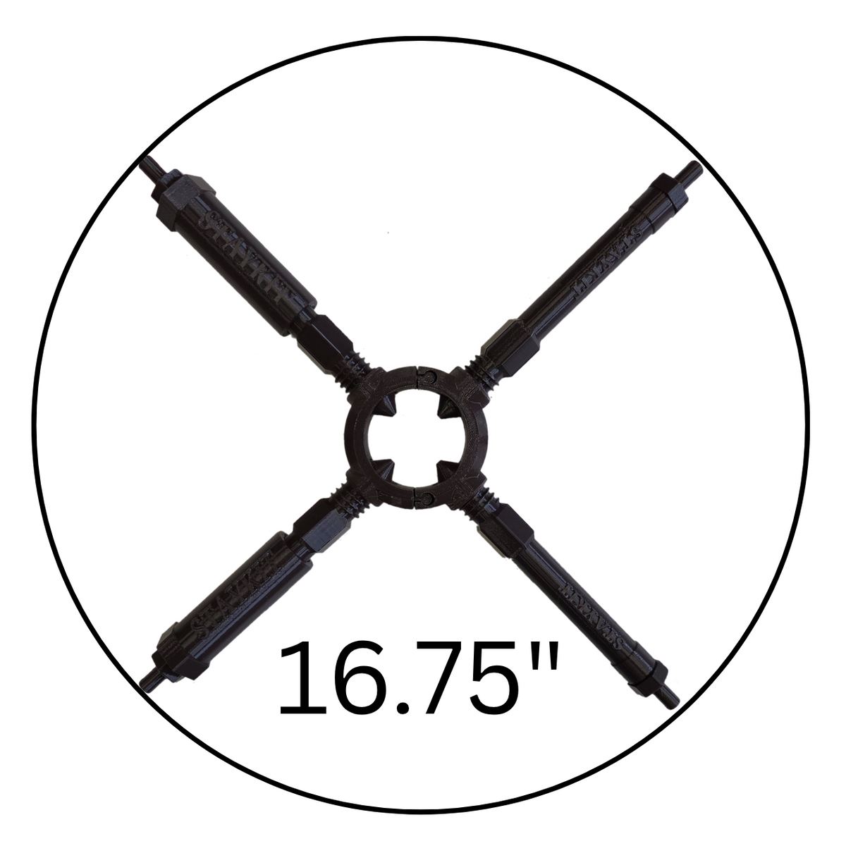 STAYKIT XL-MAX plant stake and moss pole support adjusts from 16" to 26" (1 pack)