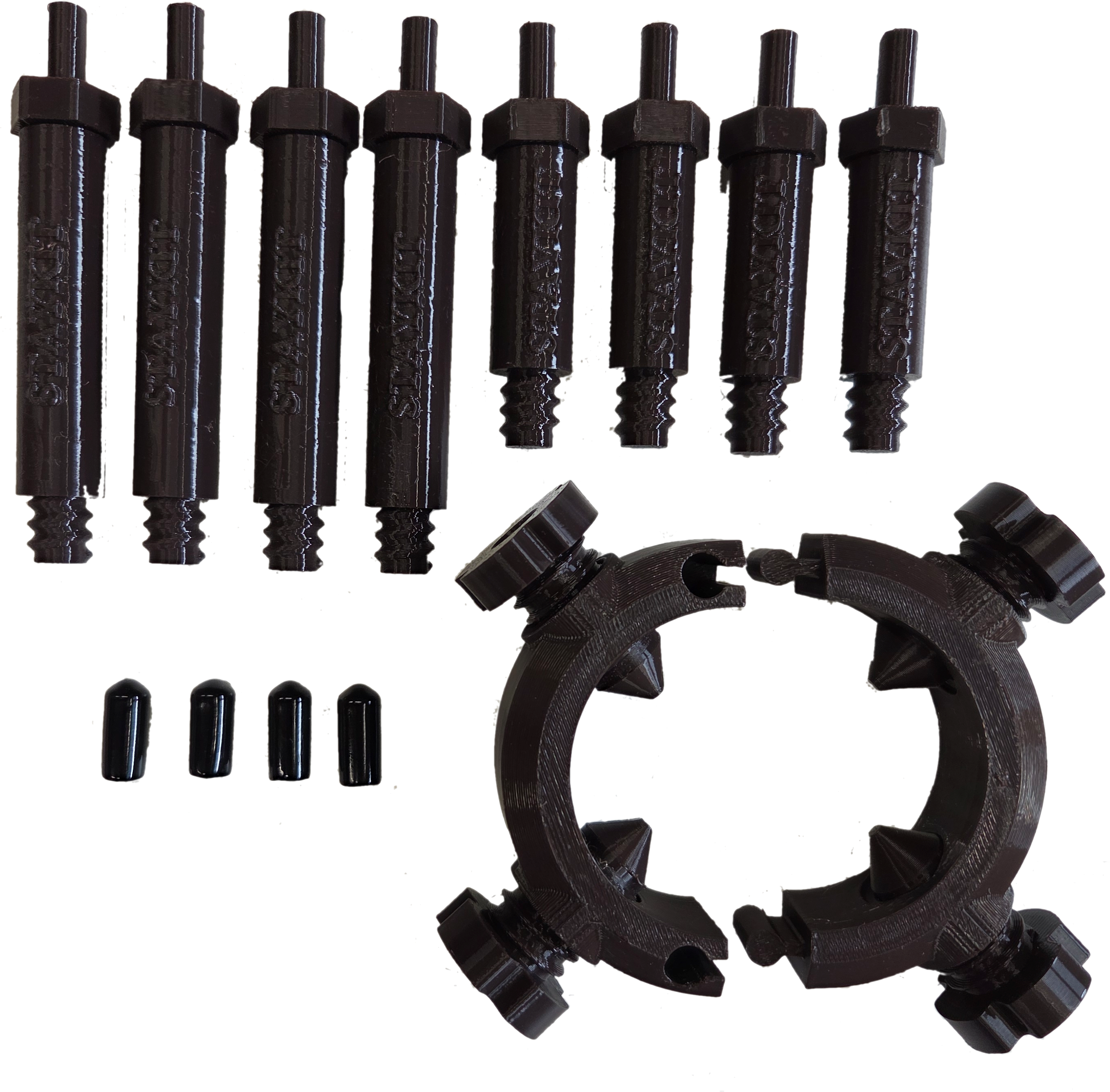 STAYKIT Standard MAX plant stake support- adjusts from 8" to 16" Fits 3/4" to 2" stake and moss poles
