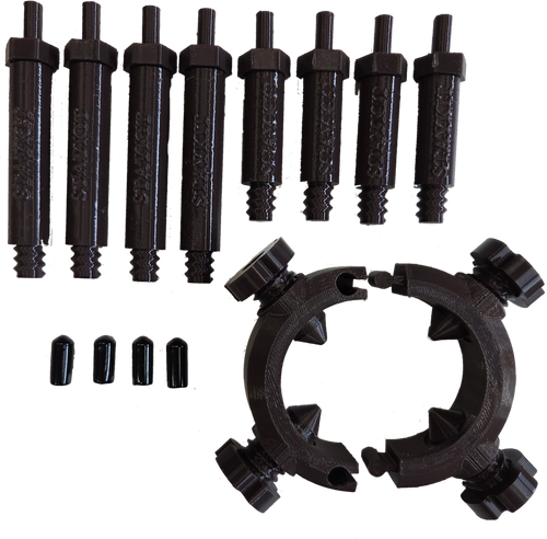 STAYKIT Standard MAX plant stake support- adjusts from 8" to 16" Fits 3/4" to 2" stake and moss poles