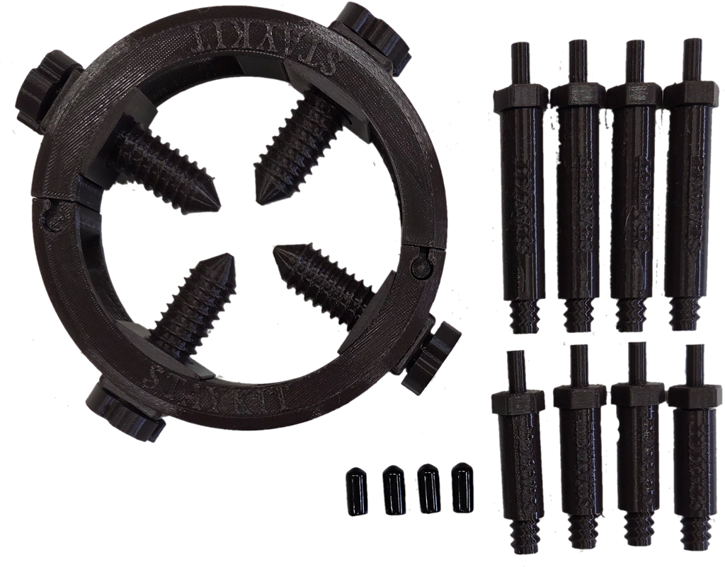 STAYKIT SLIDER adjustable plant stake and moss pole support adjusts from 9" to 20" (1 pack)