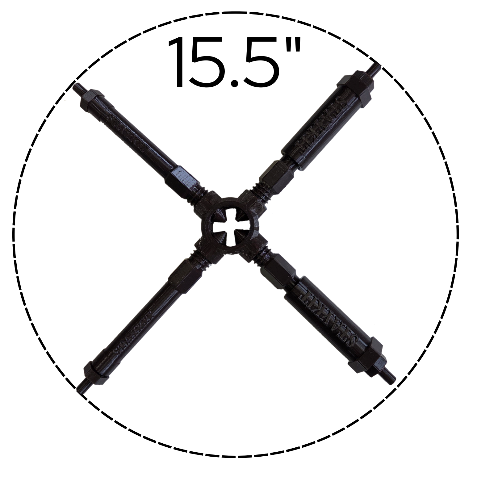 STAYKIT XL plant stake support adjusts from 16" to 24" (1 pack)